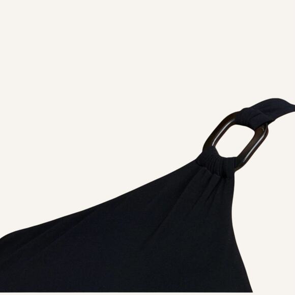 Magicsuit NWT Women's Size 10 Amal Swim Dress Black Side Tie Soft Cup Pool Side - Picture 2 of 6